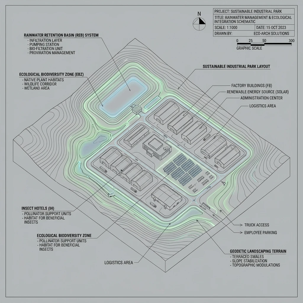 Technisches Arealmodell zur Darstellung ökologischer Ausgleichsflächen von StratumCGI