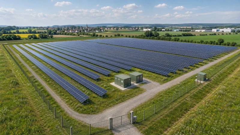 Solarpark Visualisierung von StratumCGI